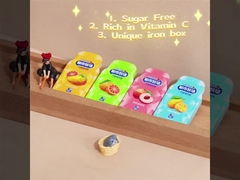 منتجات مخفضة فيتامين بنكهة الخوخ خالية من السكر النعناع المكمل الصحي