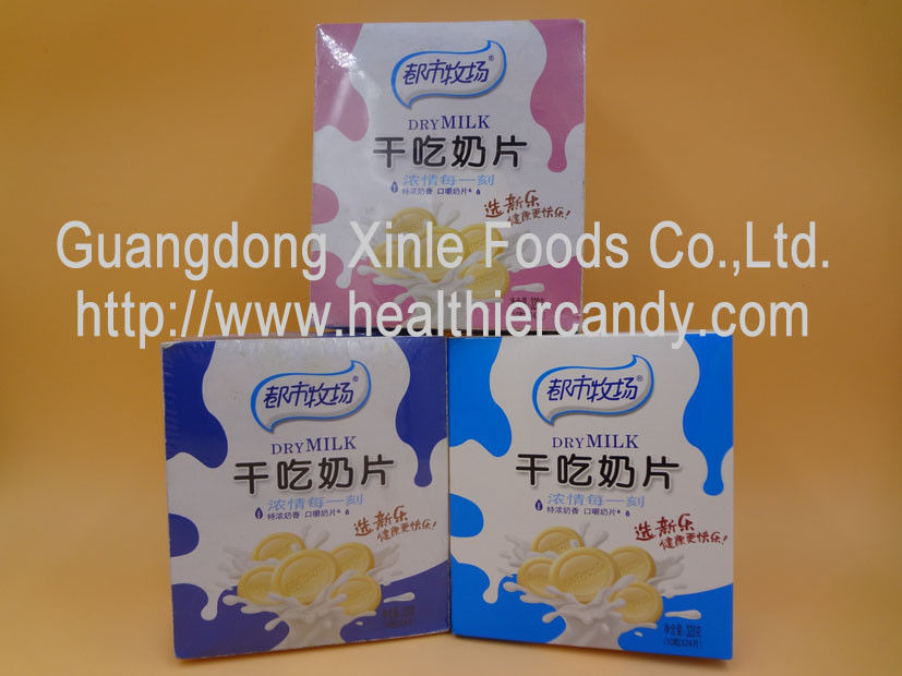 DOSMC Low Fat Chocolate Milk Tablet Candy With Fresh / Real Raw Material